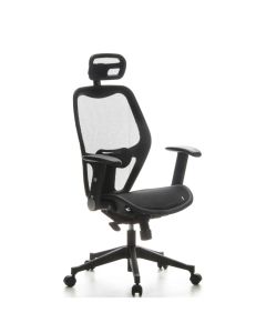 AIR-PORT | Dossier en tissu filet | Assise en tissu filet - Siège de bureau de qualité professionnelle 
