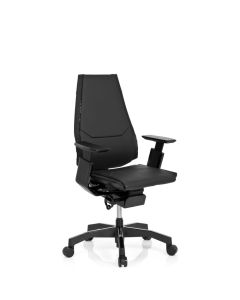 GENIDIA BLACK | Cuir - Siège de bureau haut de gamme