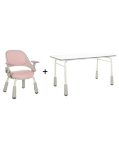 KID GRO SET R | Set pour enfants bureau + chaise - chaise pour enfants 