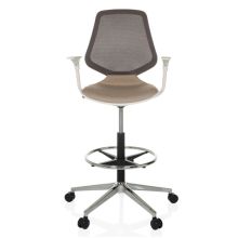 TOP WORK STYLE - Chaise de comptoir Beige