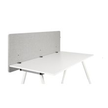 FLEXMIUT D 160 | Cloison acoustique | 160 cm - Cloison de table gris clair