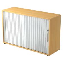 BETA 1732S | Armoire à rideau | 2 OH - Hêtre poignée de bastingage plastique