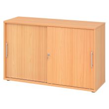 BETA 1752S | Armoire à portes coulissantes | 2 HC - Hêtre poignée de bastingage plastique