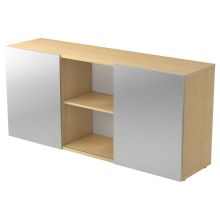 KAPA 1780 | Sideboard | avec portes coulissantes - Érable/Argent Buffet