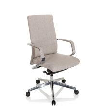 BESSONA - Siège de bureau de qualité professionnelle Beige chiné