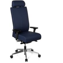 PRO-TEC XXL tissu - Siège de bureau de qualité professionnelle Bleu