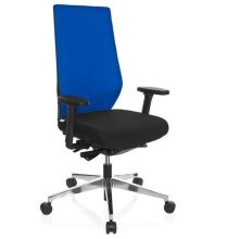 PRO-TEC 700 - Siège de bureau de qualité professionnelle Noir / Bleu