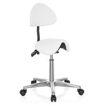 TOP WORK 20 - Tabouret de selle Blanc