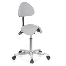 TOP WORK 20 - Tabouret de selle Gris
