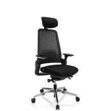 BRACIO - Siège de bureau de qualité professionnelle Noir