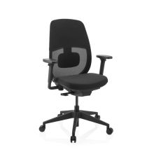 Skandis | sans appui-tête - Siège de bureau de qualité professionnelle Noir / Noir