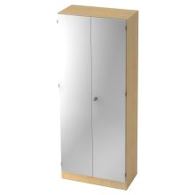 SIGNA K 6100 SG - Érable/Argent 5 HC avec bouton (verrouillable) Armoire