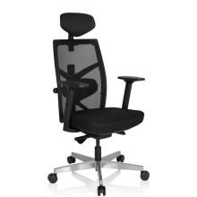 BELLAC - Siège de bureau de qualité professionnelle Noir