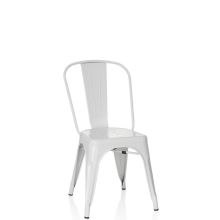 VANTAGGIO BRUSH - Chaise de bistrot Blanc mat