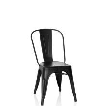 VANTAGGIO BRUSH - Chaise de bistrot Noir mat