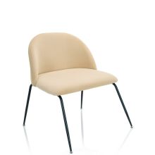 VELVO - Chaise rembourrée Beige