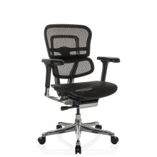 ERGOHUMAN BASE GEN2 | tissu maille - Siège de direction de luxe Noir