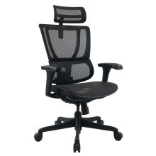 ERGOHUMAN SLIM ECO M GEN2 | tissu maille - Siège de direction de luxe Noir