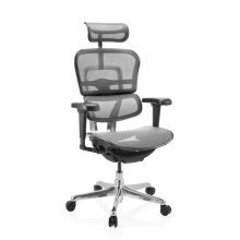 ERGOHUMAN ULTRA GEN2 | tissu maille - Siège de direction de luxe Gris