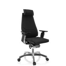 GENIDIA PRO tissu - Siège de bureau haut de gamme Noir