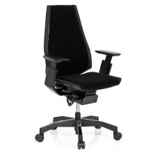 GENIDIA BLACK tissu - Siège de bureau haut de gamme 