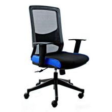 LAVITA - Siège de bureau de qualité professionnelle Noir / Bleu