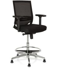 TOP WORK 77 - Chaise de comptoir Noir