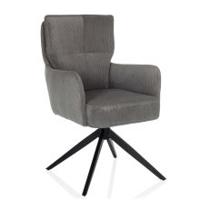 TARUGO - Chaise rembourrée Gris