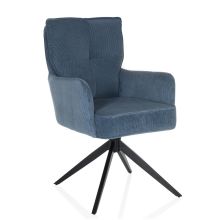 TARUGO - Chaise rembourrée Bleu