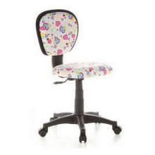 KIDDY TOP - Chaise pivotante pour des enfants Motif fleurs/cœurs