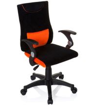 KIDDY PRO AL - Chaise pivotante pour des enfants Noir / Orange