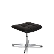 SARANTO Tabouret | similicuir - Tabouret rembourré Noir