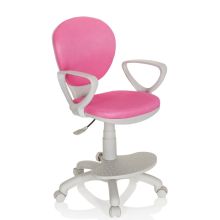 KID COLOUR G1 - Chaise pivotante pour des enfants rose / gris