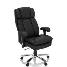 BUILDER XXL I | Similicuir - Siège pivotant XXL Noir