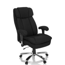 BUILDER XXL I | Tissu - Siège pivotant XXL Noir