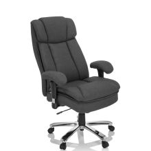 BUILDER XXL I | Tissu - Siège pivotant XXL Gris foncé