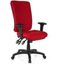 ZENIT HIGH - Siège de bureau de qualité professionnelle Rouge