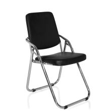 ESTO | Similicuir - Chaise pliante Noir