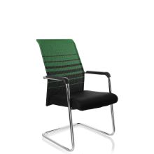 FALCONE V - Chaises cantilever Noir / Vert