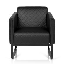 ARUBA BLACK 1 places - Fauteuil rembourré Noir