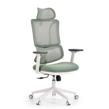 ERGOMY W | Tissu / Maille | Structure : Blanc - Siège de bureau de qualité professionnelle Vert
