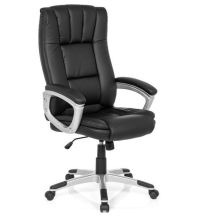 RELAX CL150 - Siège de bureau à domicile Noir Buerostuhl24 simili cuir