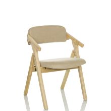 SCANDIO - Chaise pliante Beige