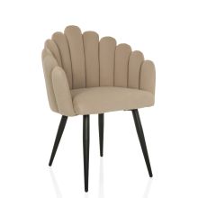 SCALLORE - Chaise de salle à manger Beige