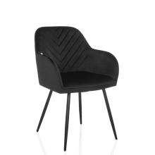 CHARVELLE - Chaise de salle à manger Noir