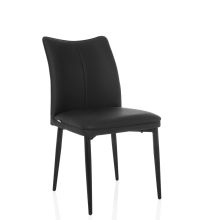 VISETO - Chaise de salle à manger Noir