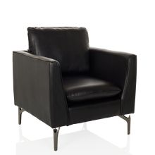 BAVERO | 1 place | Similicuir - Fauteuils lounges Noir