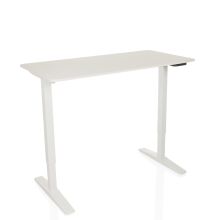 STAND BASIC | 120x60 - Bureau réglable en hauteur électriquement Blanc
