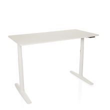 STAND PRO | 140x70 - Bureau réglable en hauteur électriquement Blanc