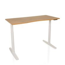 STAND PRO R | 140x70 - Bureau réglable en hauteur électriquement Chêne